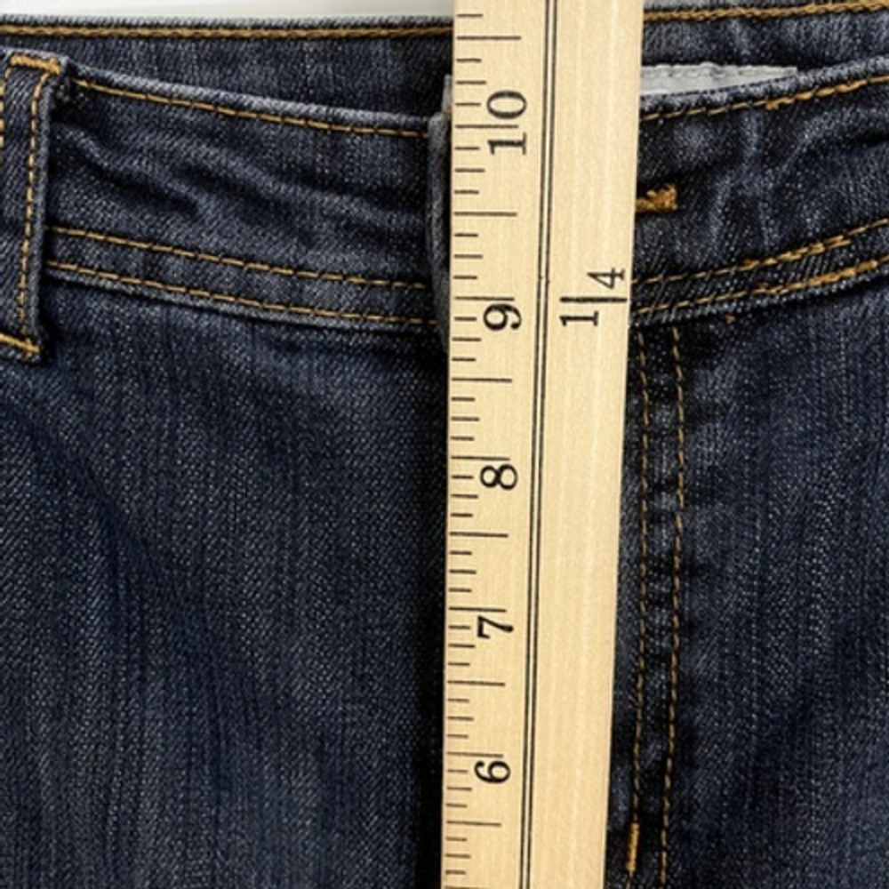 Chico's Women's Platinum Capri Jeans Size Small 4 Blue Denim Back Pockets - Picture 10 of 16